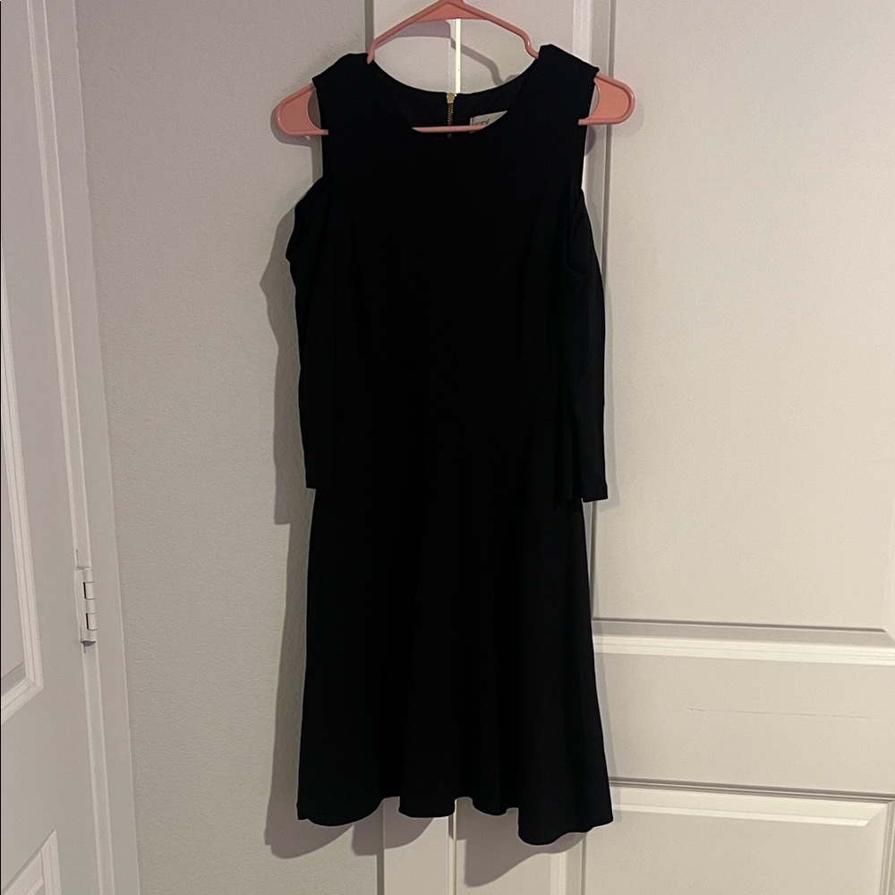 Eliza J Black Long Sleeve Dress